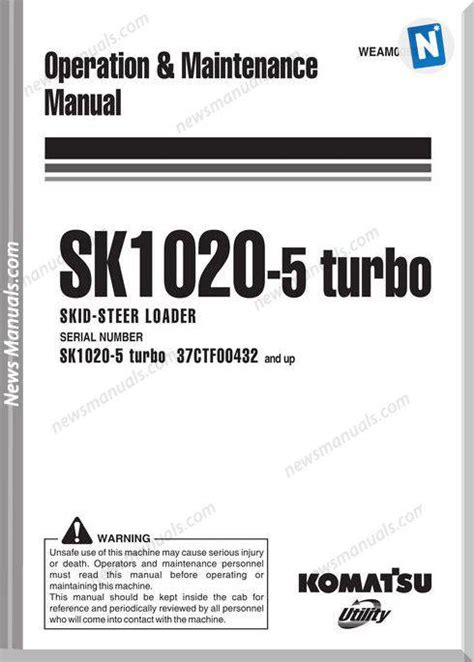 komatsu sk1020 manual